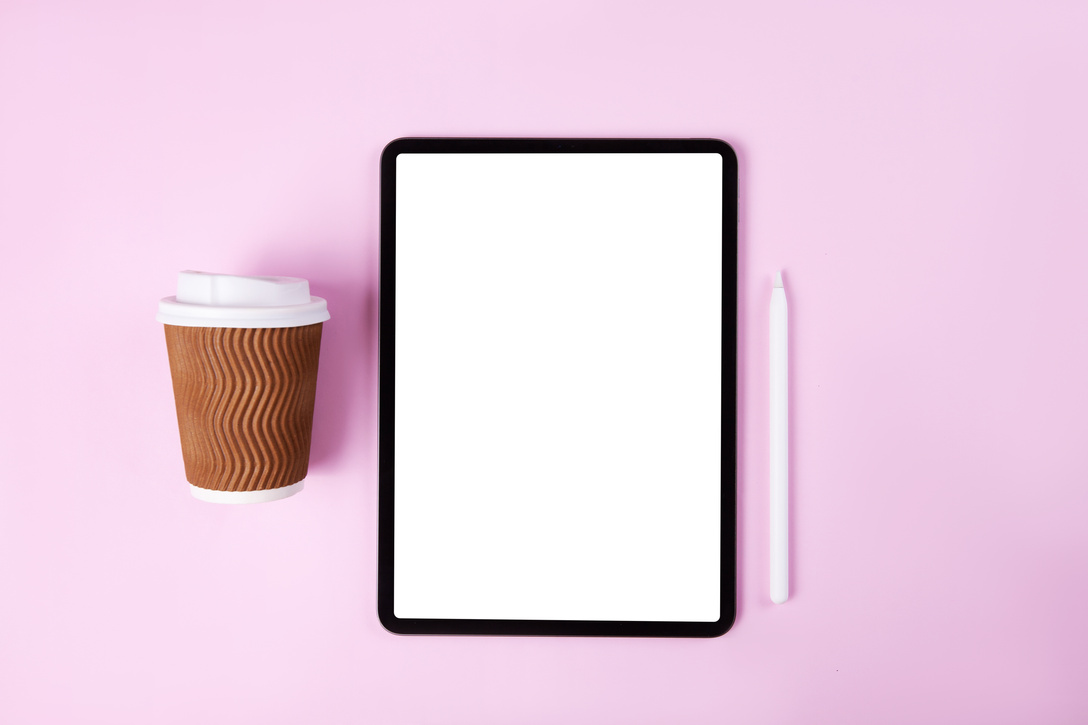 Ipad Pink Background